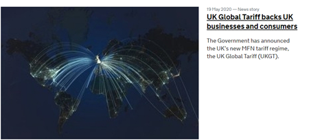 UK Global Tariff backs UK businesses and consumers